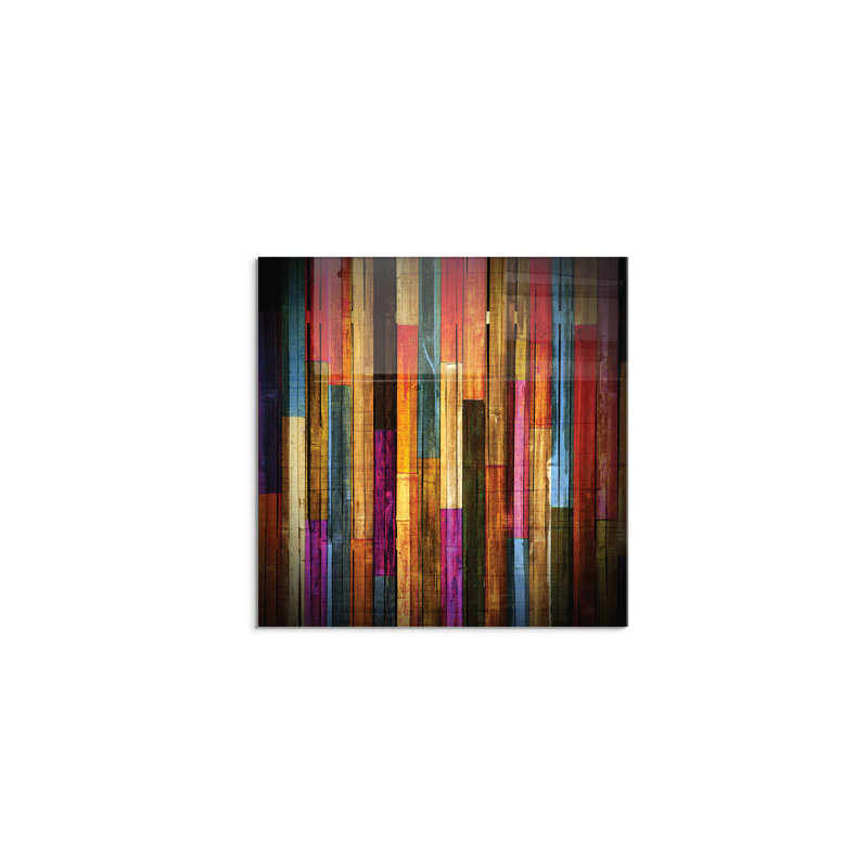 No Frame Painting on Glass, 60 H x 60 W cm