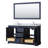 Avery 60'' Double Bathroom Vanity with Marble Top-97812918-97812921
