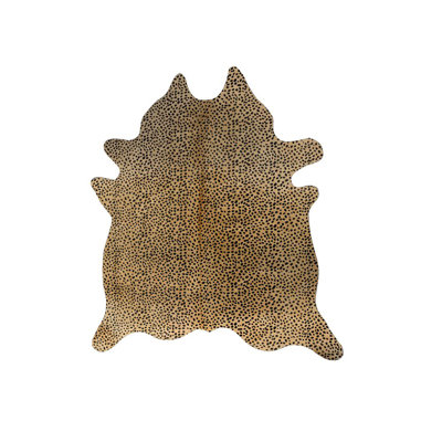 Tapis de zone noire guépard vache Batson