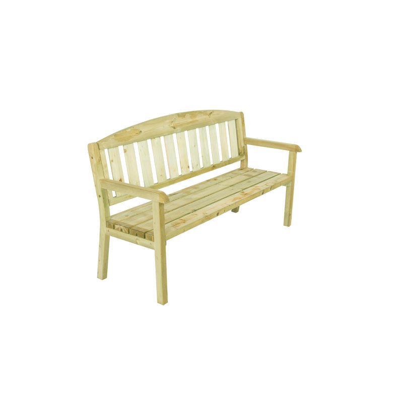 Wood Arbour, Green, 97cm H x 170cm W x 63cm D