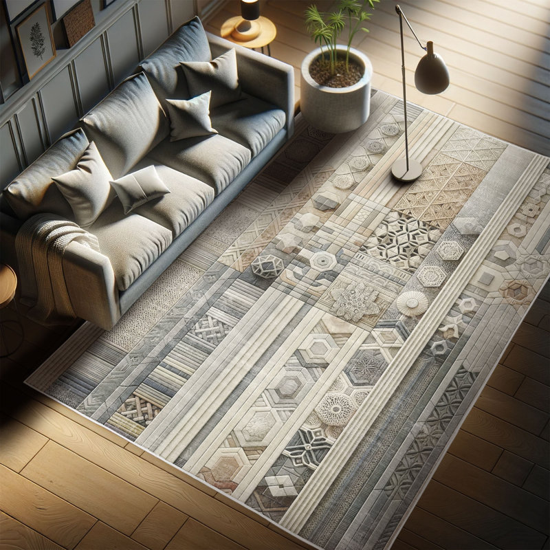 Machine Printed 152cm X 76cm Area Rug