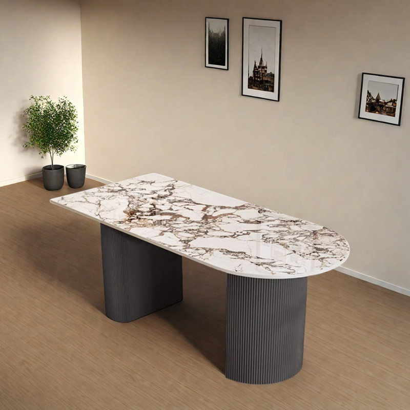 Table de salle à manger Modern, H 29,52 po x L 62,99 po x l 31,49 po