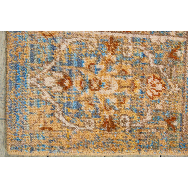 Moroccan Southwestern Area Rug in Beige, Rectangle 7'3" x 9'9"