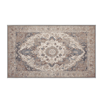 Machine Washable Gray Area Rug