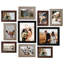 Ensemble de 10 cadres muraux cadres de photos avec cadres photo 8 x 10 5 x 7 4 x 6 dans 3 finitions différentes