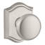 Round Privacy Door Knob with Traditional Arch Rose-22037164