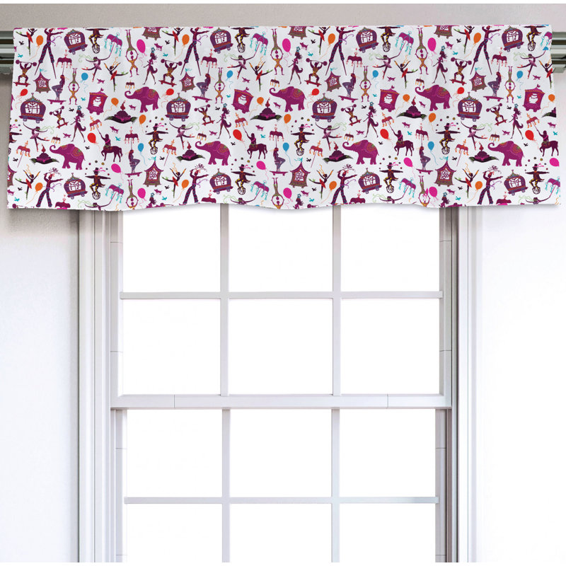 Sateen Ruffled Window Valance