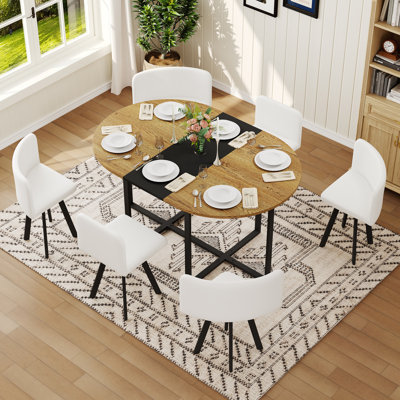 Ensemble de table de salle à manger 7 pièces