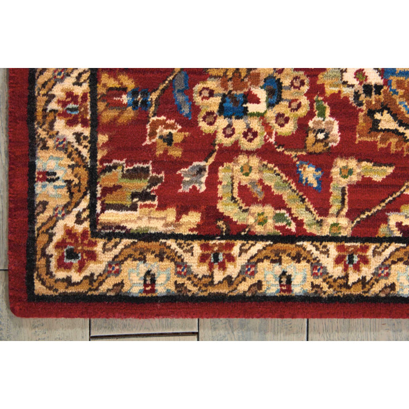 Charleson Wool Oriental Indoor Rug, Rectangle 9'9" x 13'
