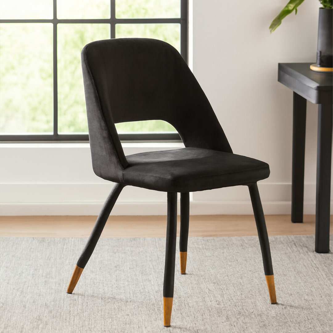 45cm H Velvet Upholstered Side Chair