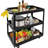3-tier Rolling Tool Cart, Mechanic Tool Cart With Lockable,440 Lbs Capacity