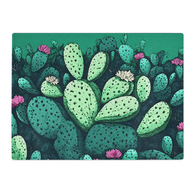 Cactus Design Vol.2  Glass Chopping Board