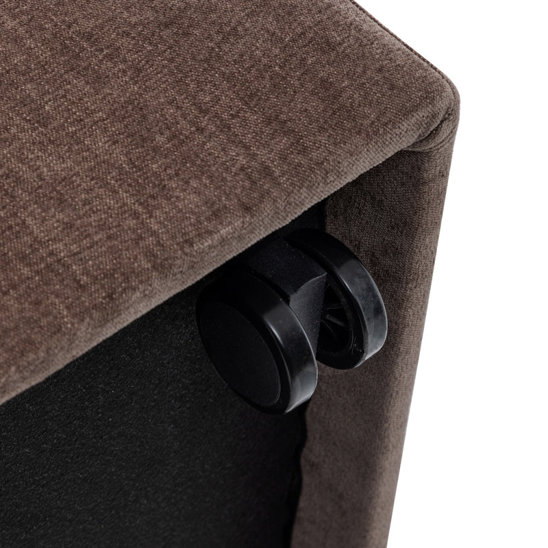 Dylan Rolling Dining Chair - Bark Brown, Brown