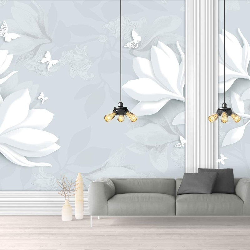 Panneau mural lisse papillon L 144 po x l 100 po, L 100 po x l 144 po