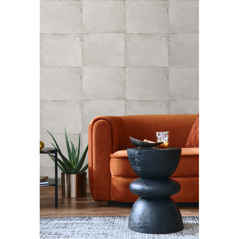 Designs Foundation 2'3" x 27" 3D Embossed Wallpaper Roll, Alpine