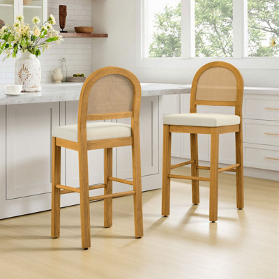 Tabouret de bar en rotin