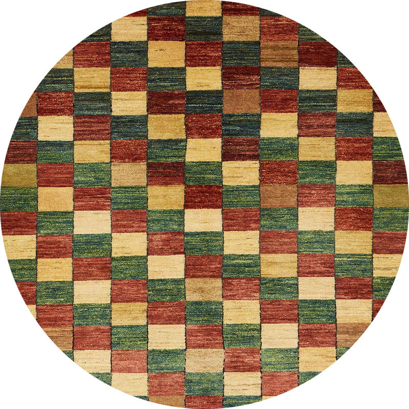 Tapis abstrait moderne 326, Rond 8 pi