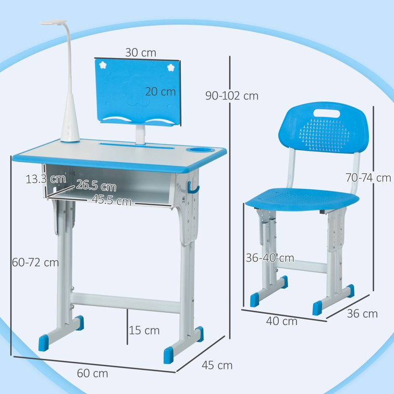 Kids 3 Piece and Chair Set