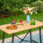 Alyne 55.1" Rectangular Metal Outdoor Bar Table
