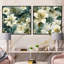 Winterton - Ensemble de 2 collages floraux carrés-101857675-101857674
