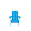 Jaelyn Acacia Foldable Outdoor Adirondack Chair With Ottoman-849037754