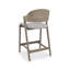 Upholstered Counter Stool with Solid Wood Frame-965519126