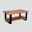 Table basse en bois massif avec rangement Beames-124438196