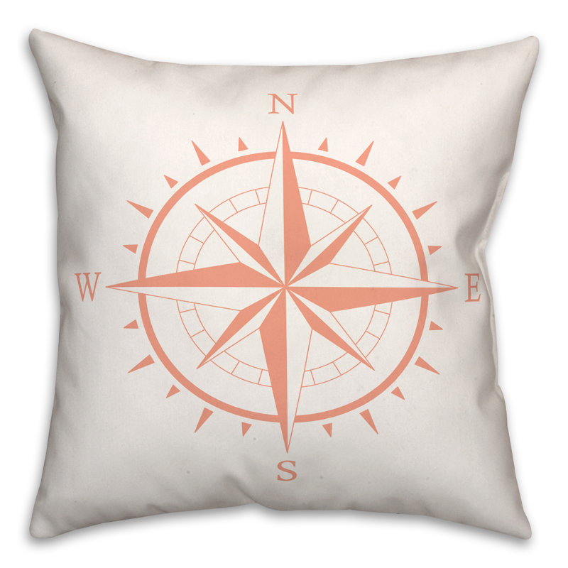 Throw Square Pillow, Orange
