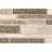 Olive Engineered Stone Linear Mosaic Tile-40613371