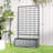 Wooden Raised Garden Bed with Trellis, Removable Pots, Drainage Holes for Climbing Vines, Vegetables, Flowers, Raised Planter Box for Backyard, Patio, Balcony, 29 x 11 x 52 in.-114345987