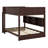 Bunk Bed With Built-In  Ladder And Safety Guardrails-246824274