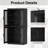 62" Wood China Cabinet Display Cabinet with Glass Doors-448110038