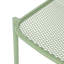 Chaises empilables d'extérieur modernes, assise, l 25,62 po x P 22,66 po, H 25,62 po, structure en fer, l 26 po
