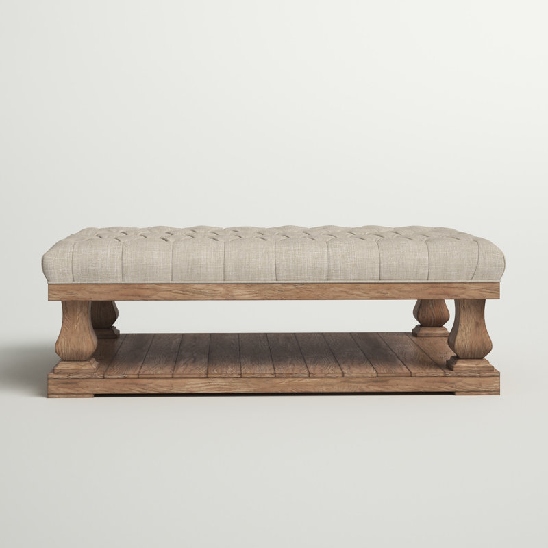 Table basse avec rangement Gowans, Beige