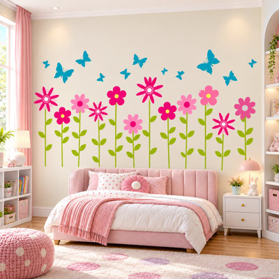 Plants & Flowers Non-Wall Damaging Wall Decal