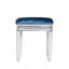 13 Drawer Mirrored Dressing Table Set with Decorative Vanity Stool