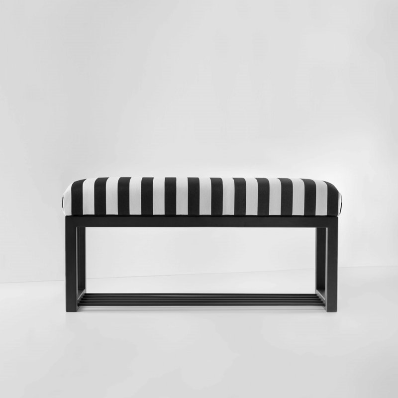 Eragon Polyester Upholstered Storage Bench, H40 x W90 x D30cm