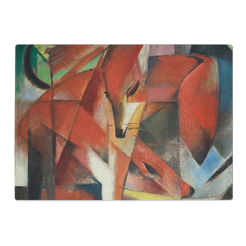 The Foxes Vol.2 by Franz Marc Chopping Board, 28.5cm W x 39cm L