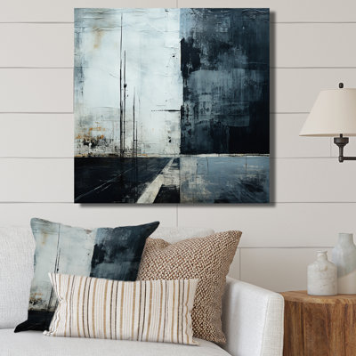 Paysage urbain noir et blanc - Expression de route III - impressions sur toile