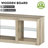 Kruszewski 58.3'' W TV Stand for TVs up to 65" with LED Light and Open Storage, Entertainment Center with Adjustable Glass Shelves, Wooden TV Console for Living Room and Bedroom-711214070