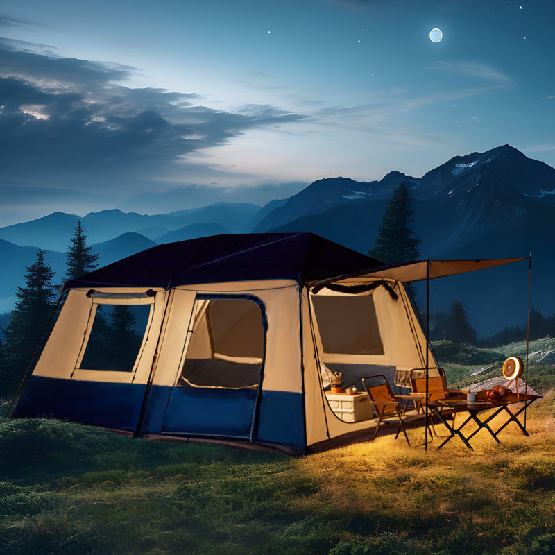 Tente de chalet Instant, Bleu