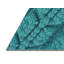 Tapis bleu sarcelle à motif géométrique-2011609434