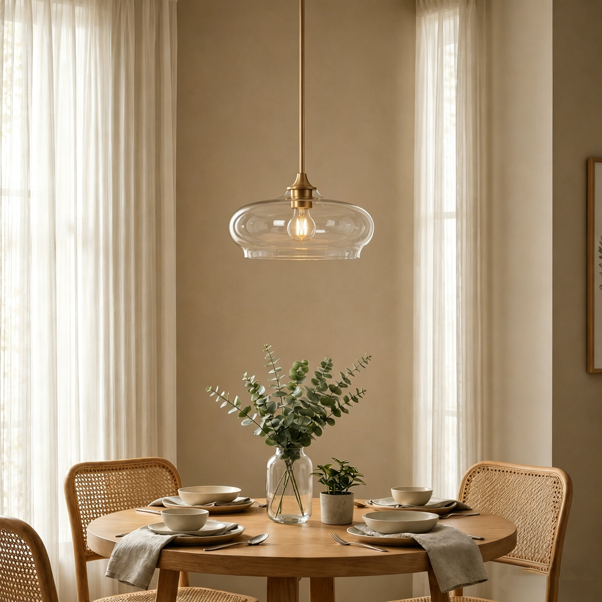 Aldana 1-Light Dome Kitchen Island Lighting
