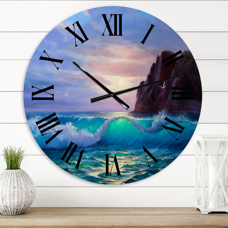 Horloge murale Coastal, Surdimensionné