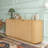 63"Wavy Storage Sideboard, Double-Door Buffet Cabinet with Adjustable Shelves-1236688372