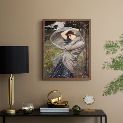 «Vintage Landscape CII», reproduction encadrée - bois massif
