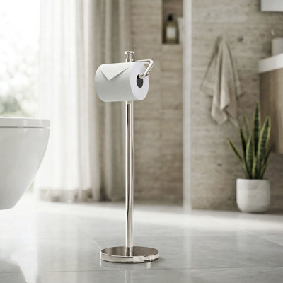 Porte-papier hygiénique sur pied