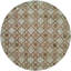 Wool Geometric Area Rug in Light Blue-17654597
