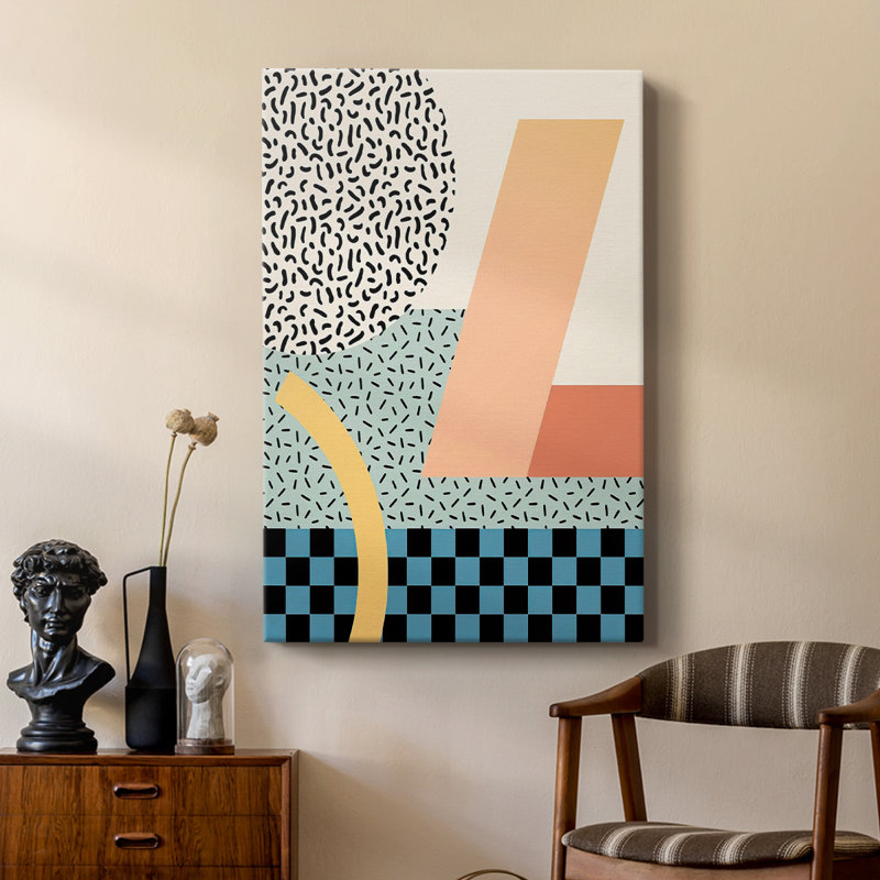 Modern Memphis IV - galerie sur mesure, H 18 po x l 12 po