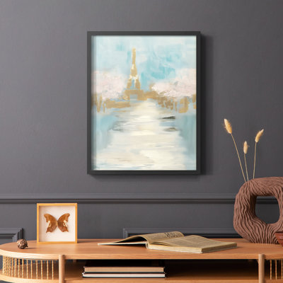 Paysages série V - reproduction encadrée de qualité supérieure - prête à être accrochée - aucun clou requis